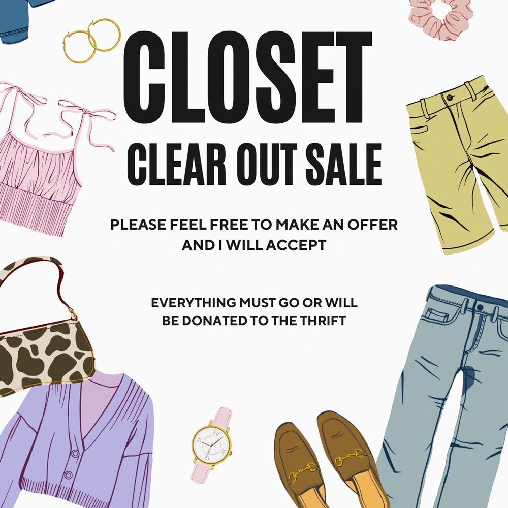 Closet clear out